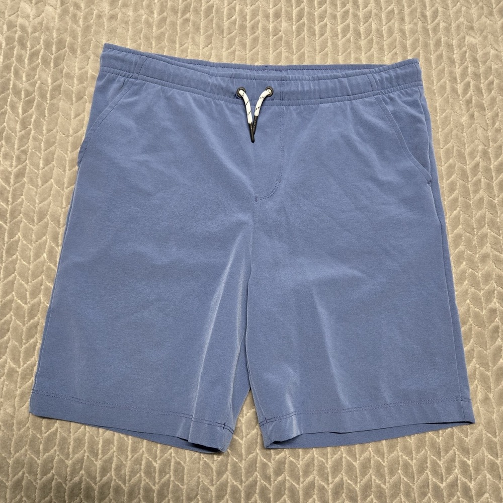 Vineyard Vines Performance Active Shorts Teens Large (16) Blue 32x7 Stretch Gym‎